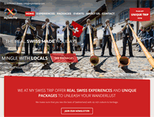 Tablet Screenshot of myswisstrip.com